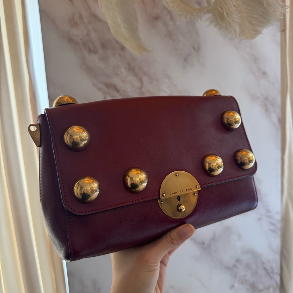 Marc Jacobs Burgundy Shoulder Bag